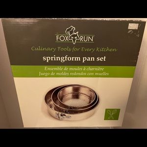 New Fox Run Springform Pan Set